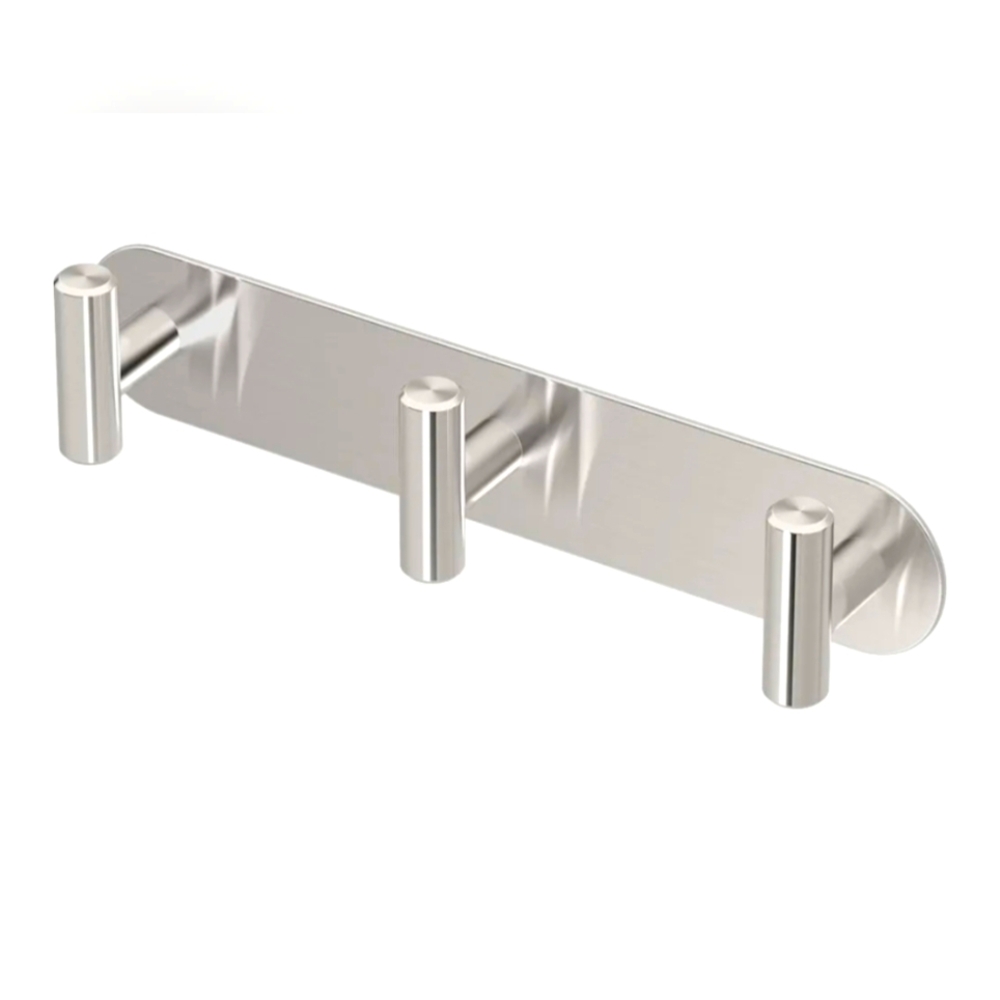 GATCO LATITUDE 2 Wall-Mounted TRIPLE Hook SATIN NICKEL FINISH #1296
